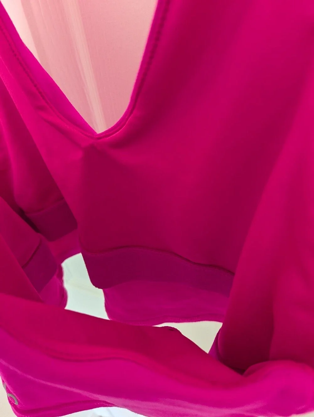 Alo Hot Pink Workout Bra Top